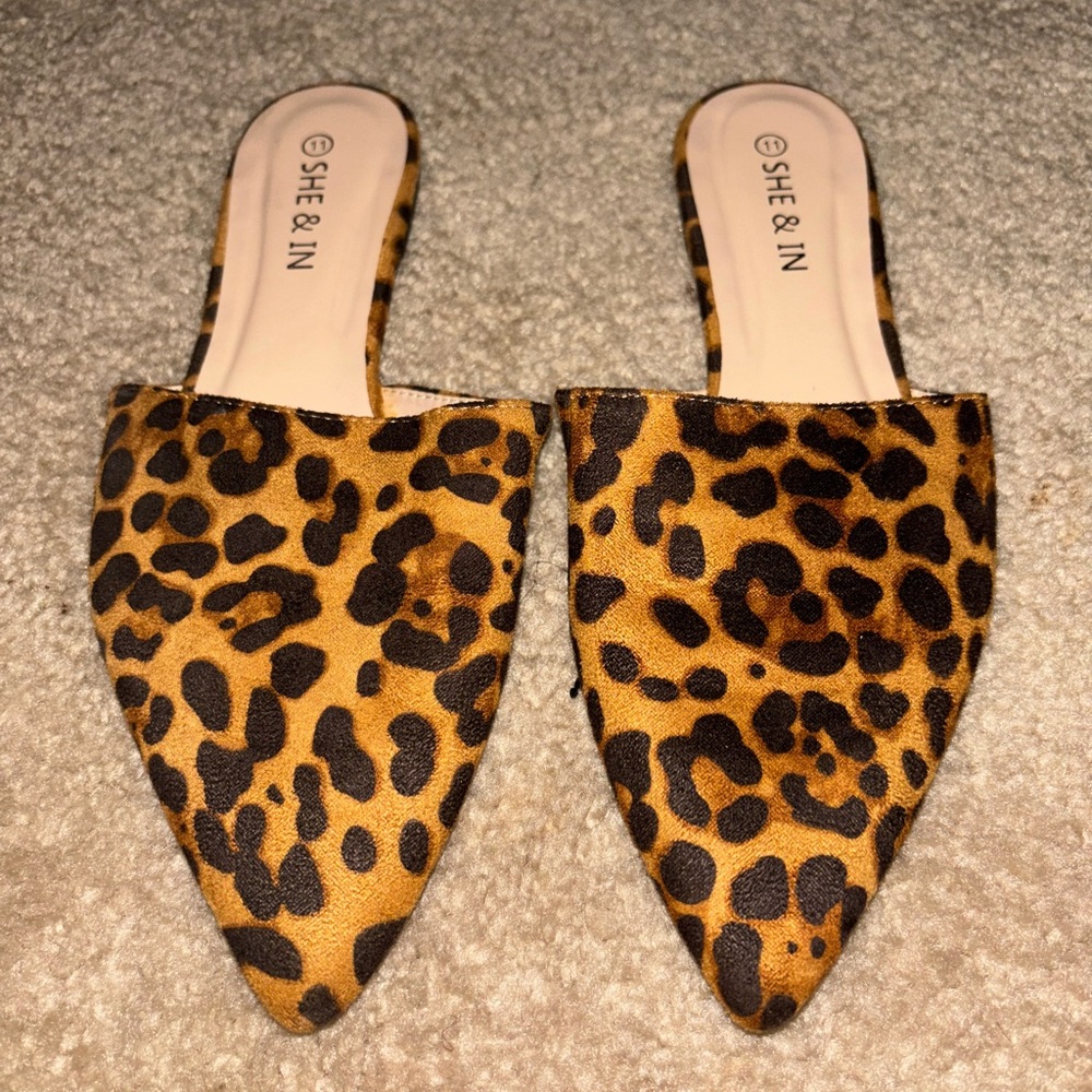 Animal Print Women's Mules
